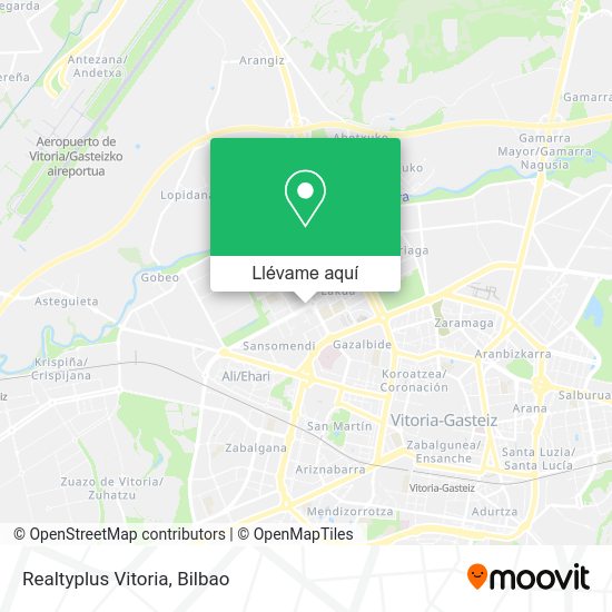 Mapa Realtyplus Vitoria