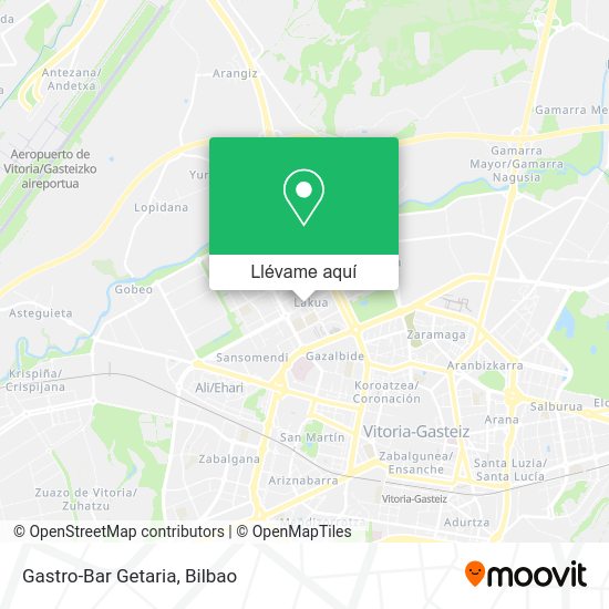 Mapa Gastro-Bar Getaria