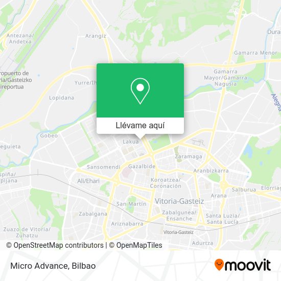 Mapa Micro Advance