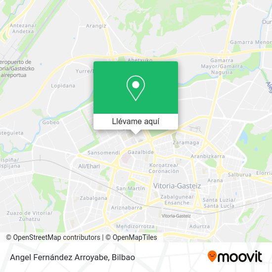 Mapa Angel Fernández Arroyabe