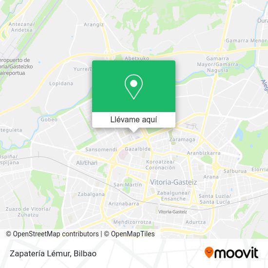 Mapa Zapatería Lémur