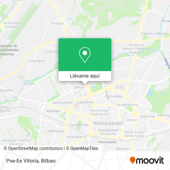 Mapa Pse-Ee Vitoria