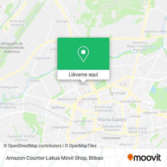 Mapa Amazon Counter-Lakua Móvil Shop