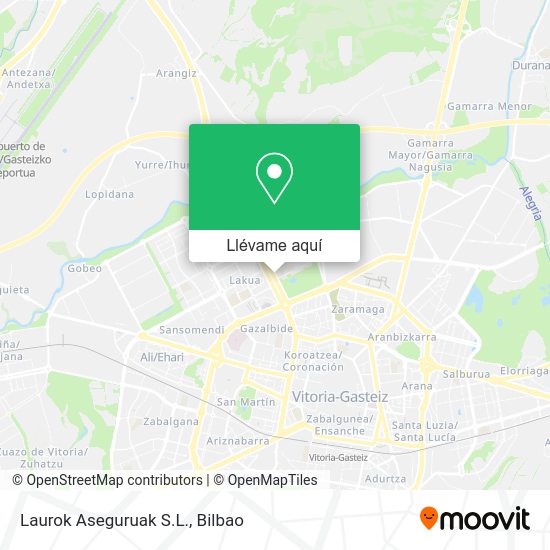 Mapa Laurok Aseguruak S.L.