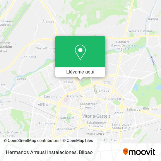 Mapa Hermanos Arrausi Instalaciones