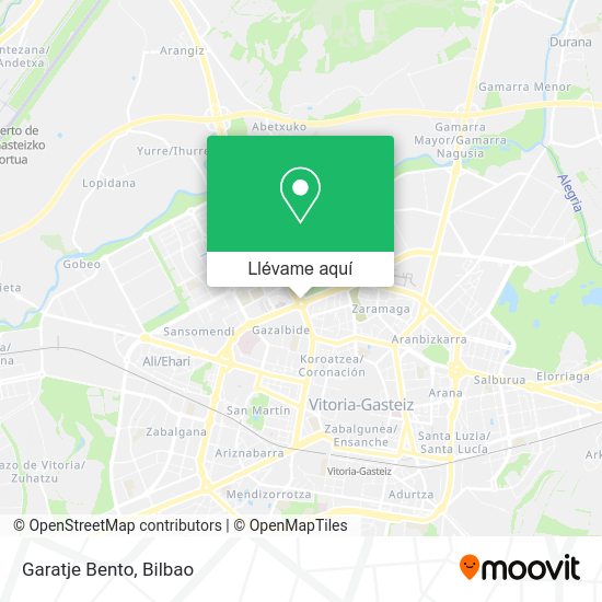 Mapa Garatje Bento