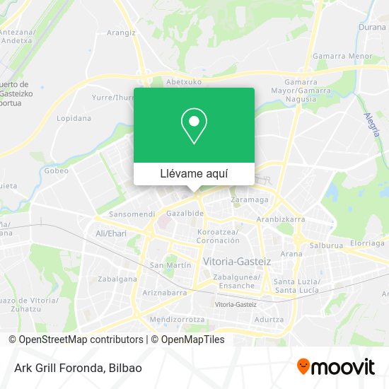 Mapa Ark Grill Foronda