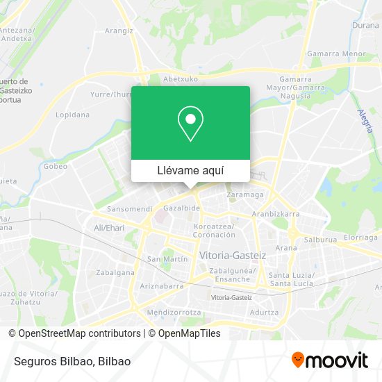 Mapa Seguros Bilbao