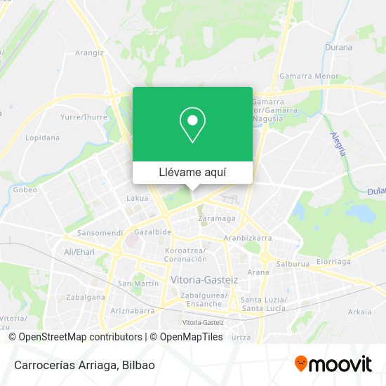 Mapa Carrocerías Arriaga