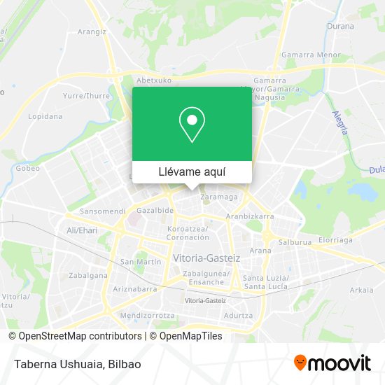 Mapa Taberna Ushuaia
