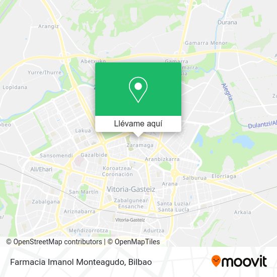 Mapa Farmacia Imanol Monteagudo