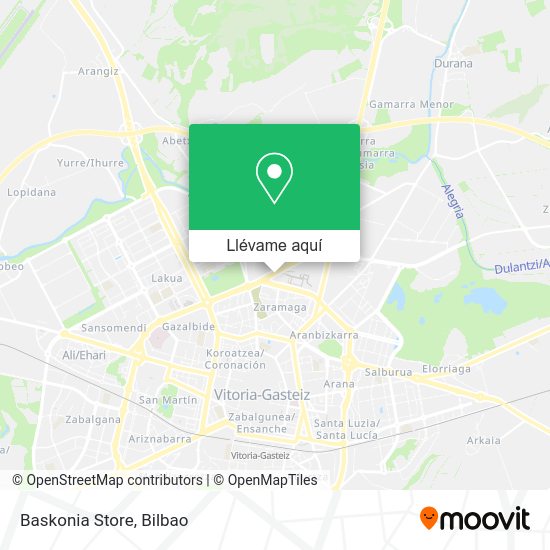 Mapa Baskonia Store