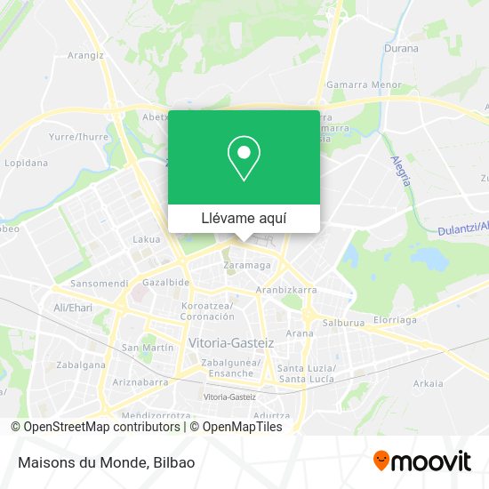 Mapa Maisons du Monde
