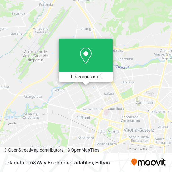 Mapa Planeta am&Way Ecobiodegradables