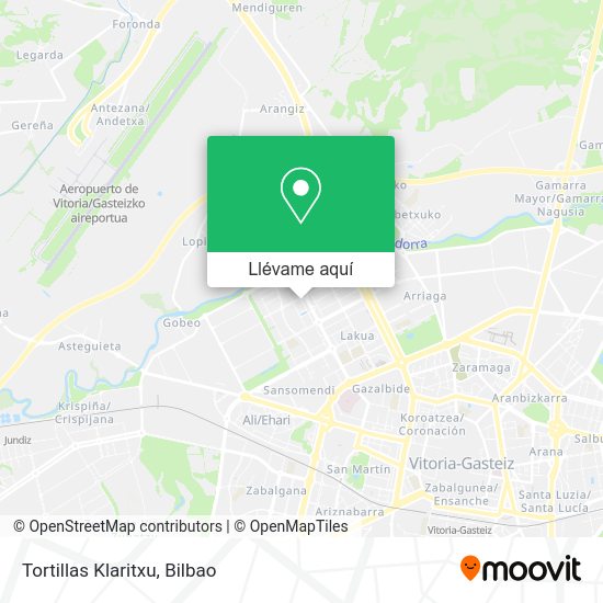 Mapa Tortillas Klaritxu