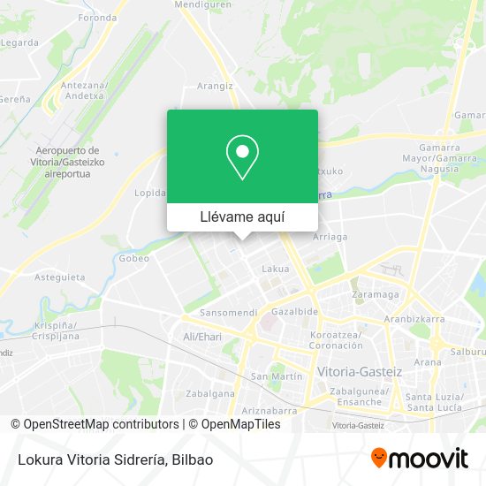 Mapa Lokura Vitoria Sidrería