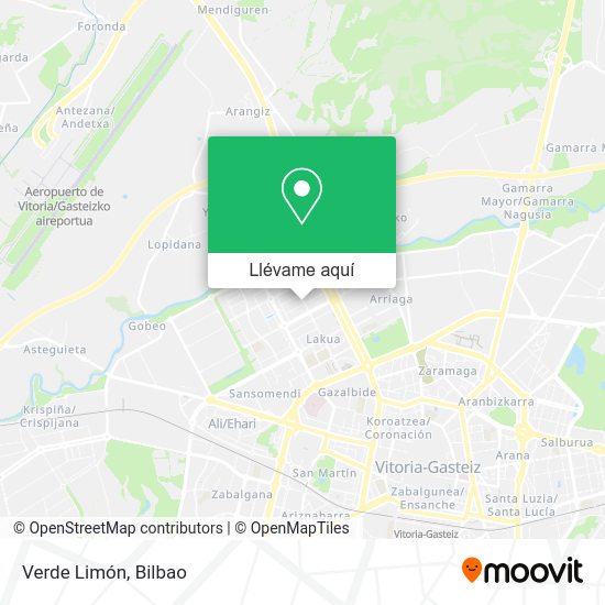 Mapa Verde Limón