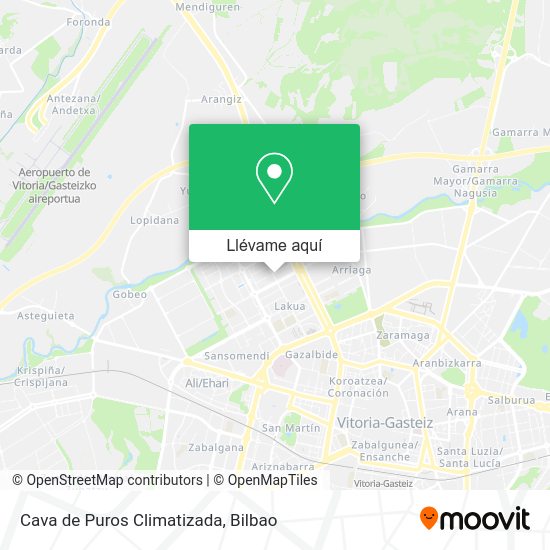 Mapa Cava de Puros Climatizada