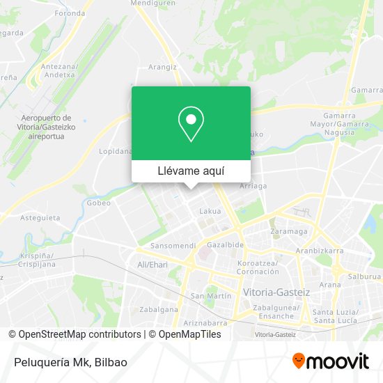 Mapa Peluquería Mk
