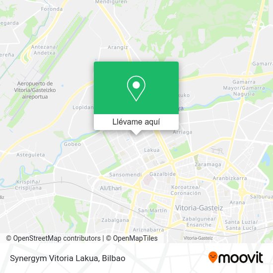 Mapa Synergym Vitoria Lakua
