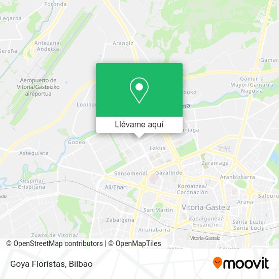 Mapa Goya Floristas