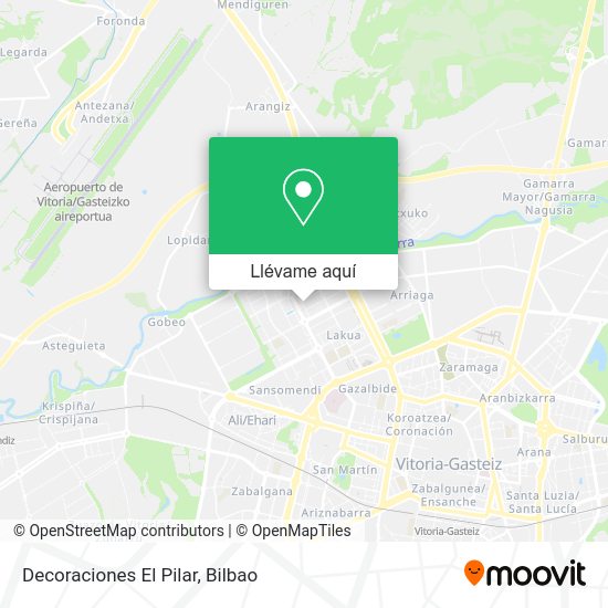 Mapa Decoraciones El Pilar