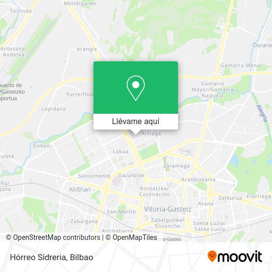 Mapa Hórreo Sidreria
