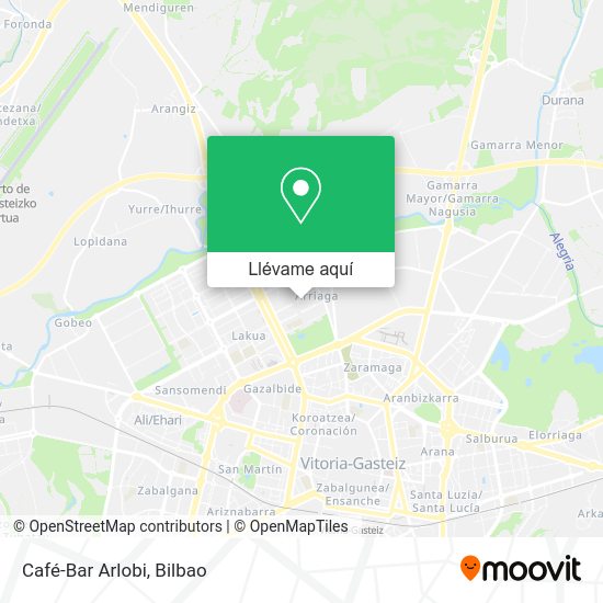 Mapa Café-Bar Arlobi