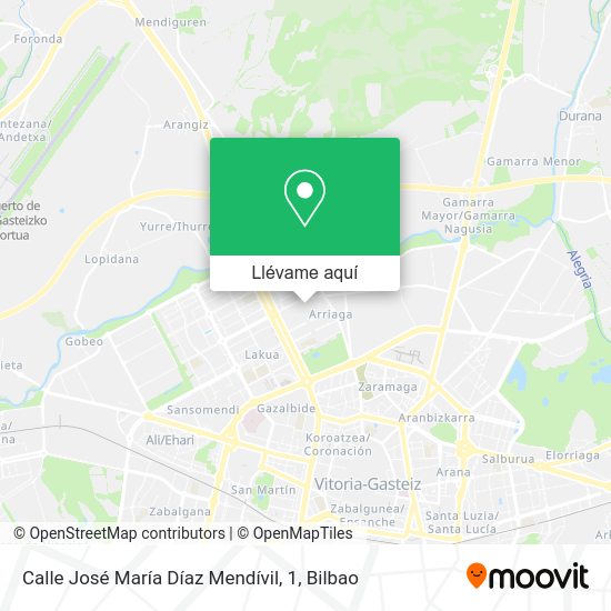 Mapa Calle José María Díaz Mendívil, 1