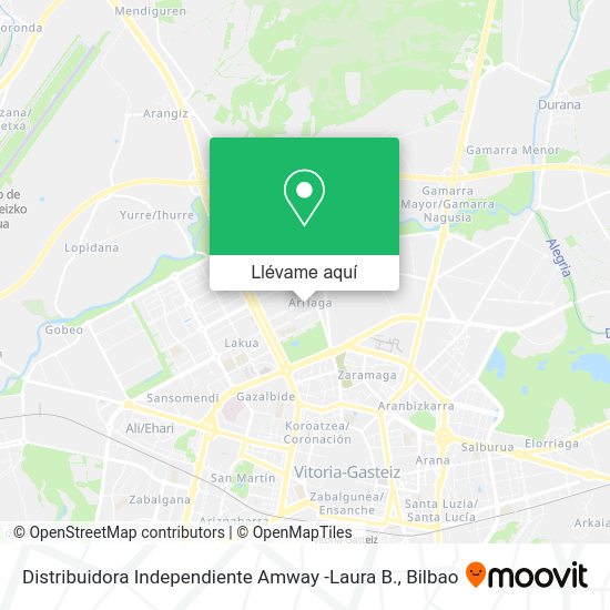 Mapa Distribuidora Independiente Amway -Laura B.