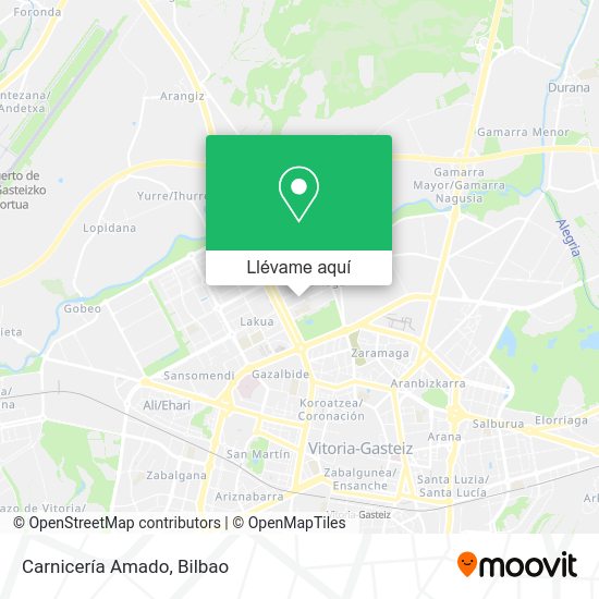 Mapa Carnicería Amado