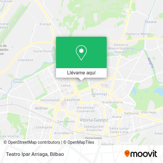 Mapa Teatro Ipar Arriaga