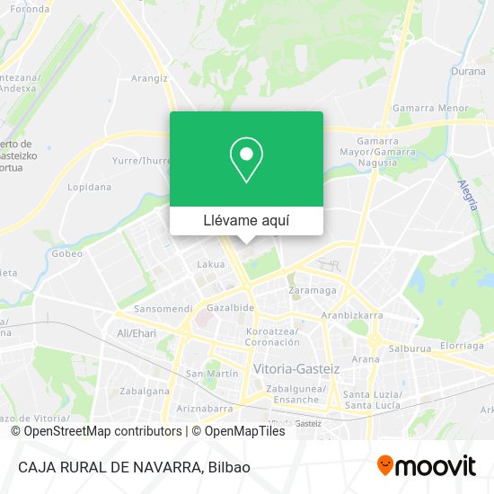 Mapa CAJA RURAL DE NAVARRA