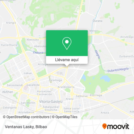 Mapa Ventanas Lasky