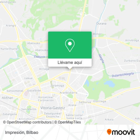 Mapa Impresión