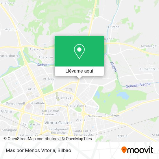 Mapa Mas por Menos Vitoria
