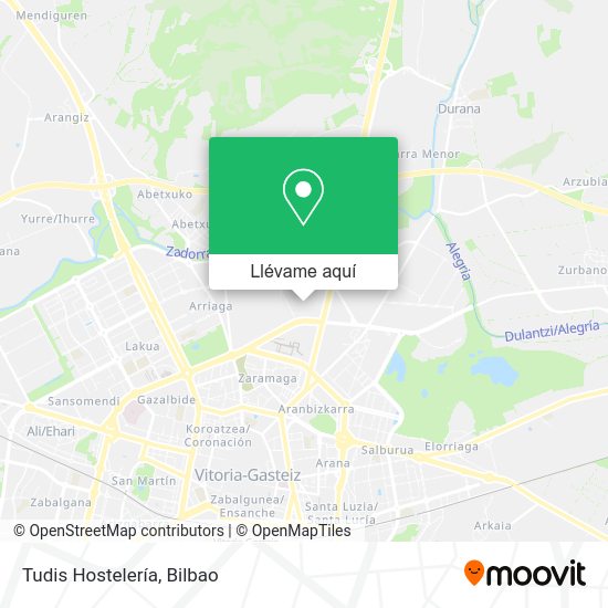 Mapa Tudis Hostelería