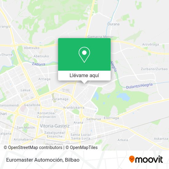 Mapa Euromaster Automoción