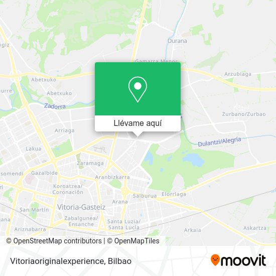 Mapa Vitoriaoriginalexperience