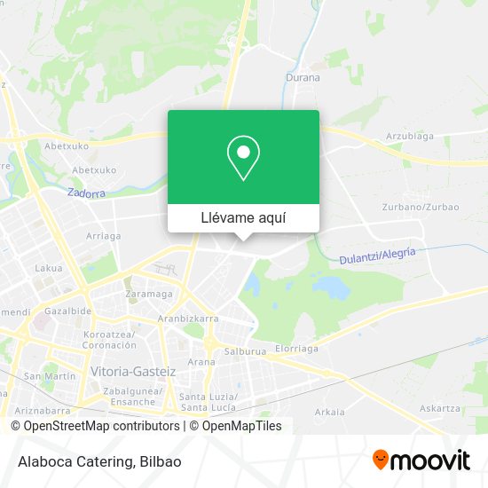 Mapa Alaboca Catering