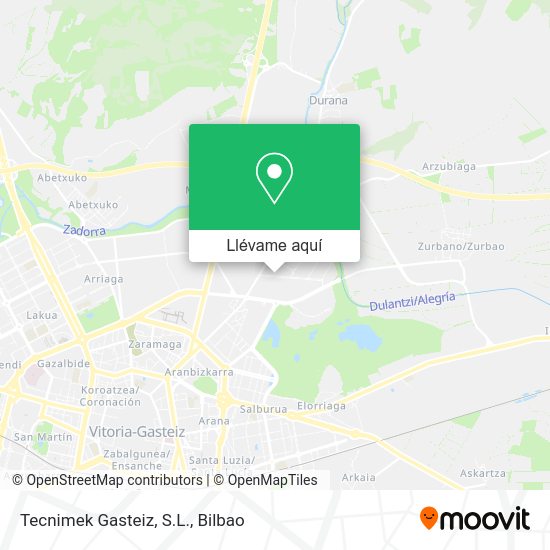 Mapa Tecnimek Gasteiz, S.L.