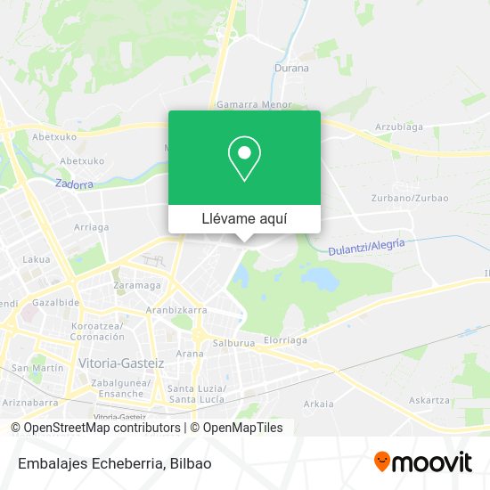 Mapa Embalajes Echeberria