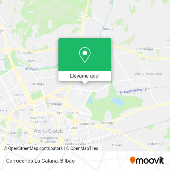 Mapa Carrocerías La Galana