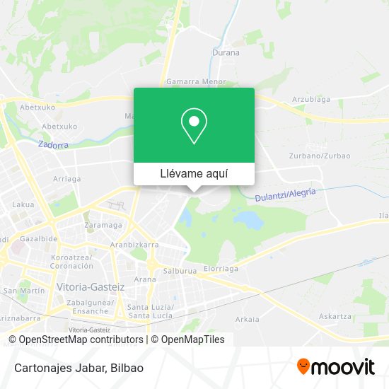 Mapa Cartonajes Jabar