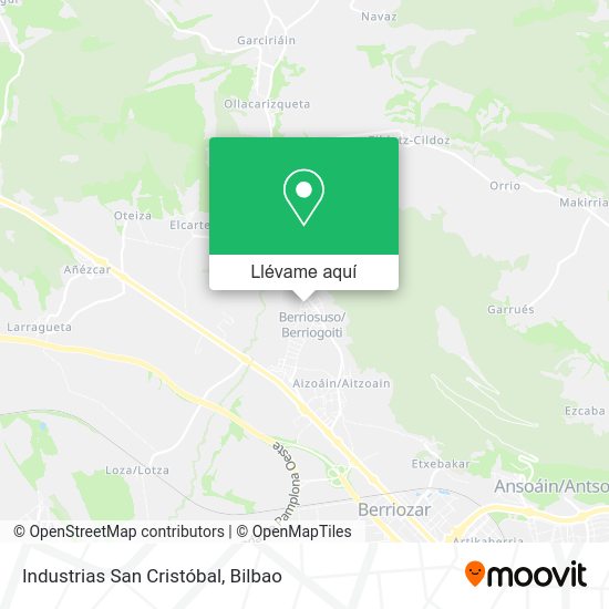 Mapa Industrias San Cristóbal