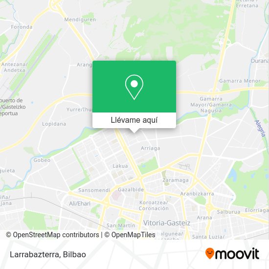 Mapa Larrabazterra