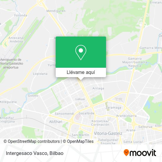 Mapa Intergesaco Vasco