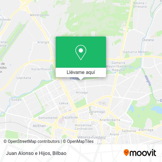 Mapa Juan Alonso e Hijos