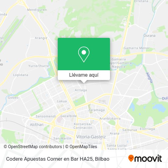 Mapa Codere Apuestas Corner en Bar HA25