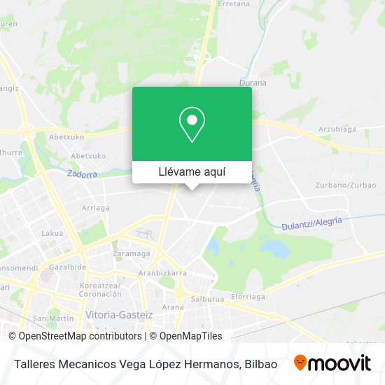 Mapa Talleres Mecanicos Vega López Hermanos